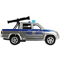 Машинка UAZ Pickup Полиция Технопарк PICKUP-22PLPOL-CANSR