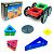 Конструктор Цветные магниты 24 детали Play Smart 2465