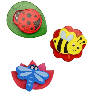 Деревянная игрушка Рамка-вкладыш Букашки Рыжий Кот AN02680 4