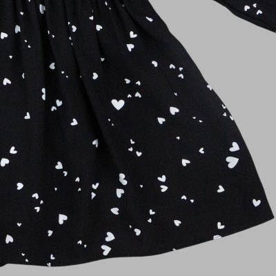 Платье Сердечки Чуди Кидс 604625Ц2-2 чёрный 05