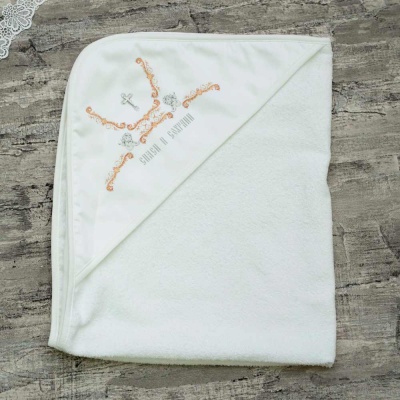 Крестильная пеленка с Крестом махровая Clariss 4