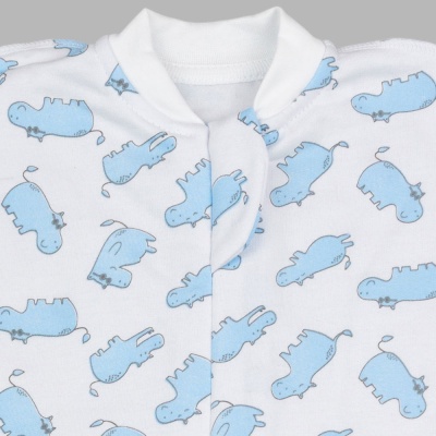 Пеленка-кокон Бегемотики Чуди Кидс 445425Б-15 молочный 02