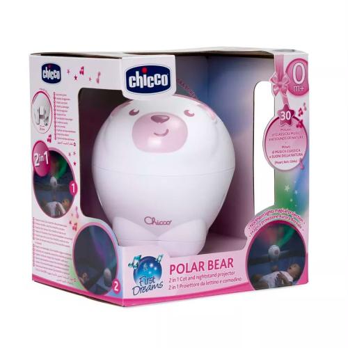 Проектор музыкальный Полярный мишка Chicco 00011558100000 розовый фото 6