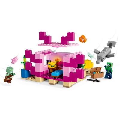 Конструктор Lego Minecraft 21247 Дом Аксолотля 02
