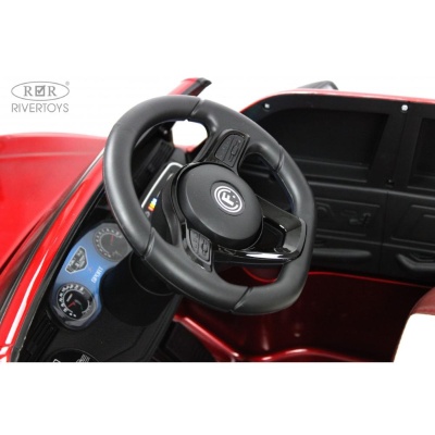 Детский электромобиль RiverToys X008XX красный глянец 03