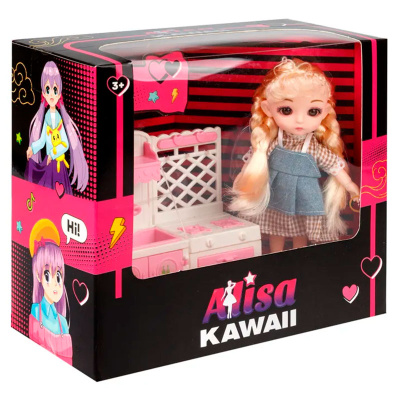 Игровой набор Alisa Kawaii mini Кухня 1Toy Т24362