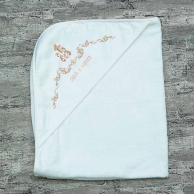 Крестильная пеленка с Крестом махровая Clariss 3