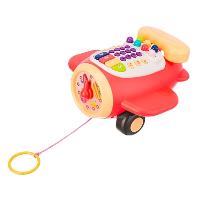 Развивающий центр Самолётик 25 песенок сказок звуков Elefantino IT109563