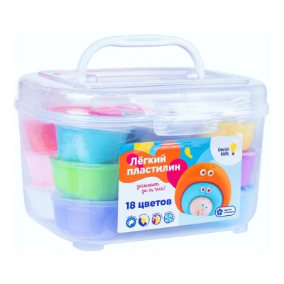 Набор для лепки Лёгкий пластилин 18 цветов Dream Makers TA1724 2