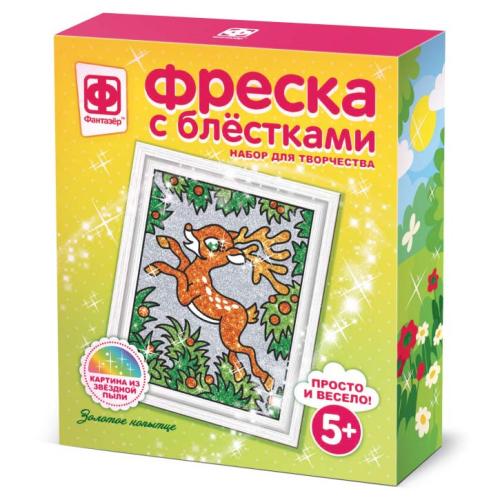 Набор для творчества Фреска с блестками Олень Фантазер 407090