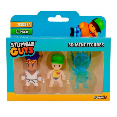 Фигурка 3D Stumble 5 см 3 штуки Stumble Guys SG0427-5 3