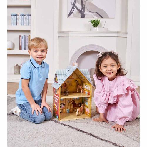 Кукольный домик быстрой сборки Ферма Dream House Десятое Королевство 04713 фото 8