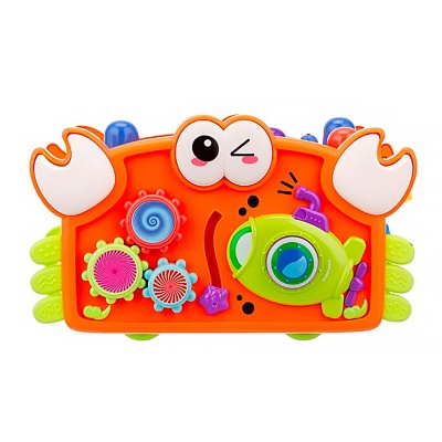 Развивающий центр Крабик пианино пищалка часики рыбалка Elefantino IT109568