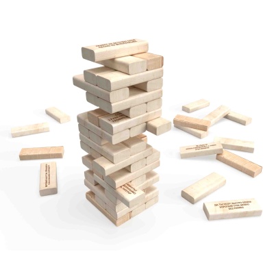 Игра Башня Брусок с фантами Десятое Королевство 04023