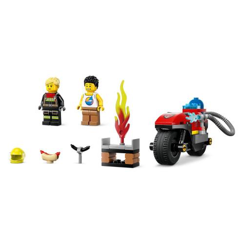Конструктор Lego City 60410 Пожарно-спасательный мотоцикл фото 2