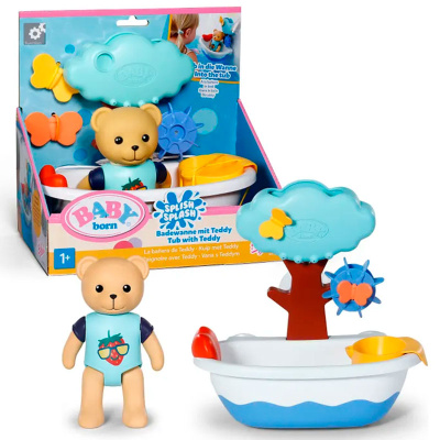 Игровой набор BABY Born Тедди для ванны с мишкой Zapf 68492 2