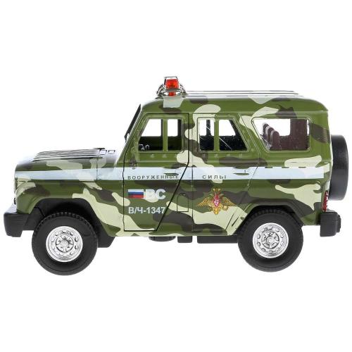 Инерционная машинка UAZ Hunter Военный Технопарк HUNTER-MIL-SL фото 4
