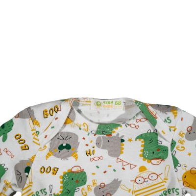 Боди Монстрики Чуди Кидс 121124 белый 02