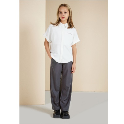 Брюки школьные Deloras 63924K серый 02