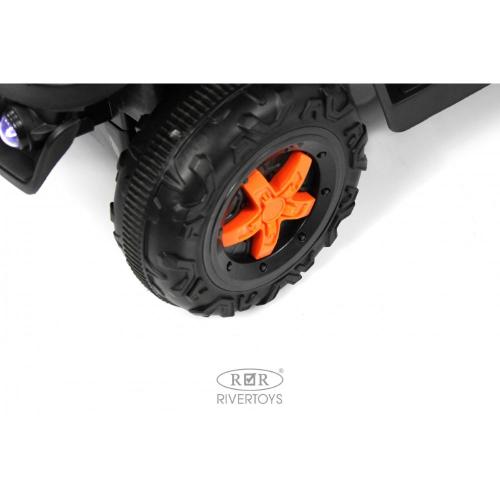 Детский электромобиль RiverToys G005GG оранжевый фото 17