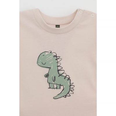 Футболка для мальчика Crockid 302723 бежевый к552 2