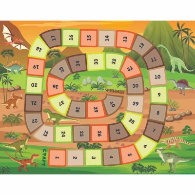 Игра настольная ходилка Веселые ходилки 4 в 1 для мальчиков Десятое Королевство 04947 5