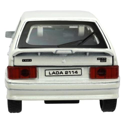 Машинка металлическая Lada-2114 Samara Технопарк 2114-12-WH (72) фото 9