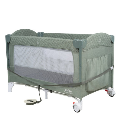Кровать-манеж Indigo Bon-Bon зелёный 05
