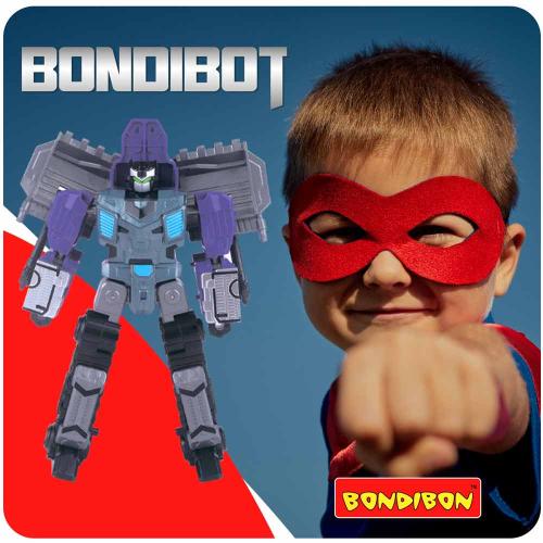 Робот-трансформер 2в1 Bondibot Бульдозер Bondibon ВВ6053 фото 13