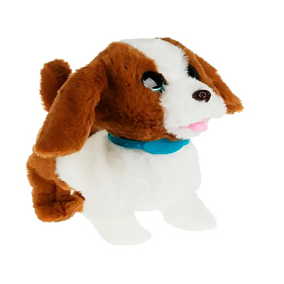 Интерактивный щенок Джулиан 22 см с пультом поводком Мой питомец My Friends JX-14236 3