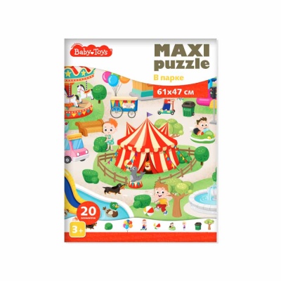 Пазлы MAXI Baby Toys В парке 20 эл Десятое Королевство 04812 3 Пазлы MAXI Baby Toys В парке 20 эл Десятое Королевство 04812 3