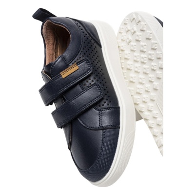 Полуботинки школьные Baden KAH009-061 тёмно-синий 04