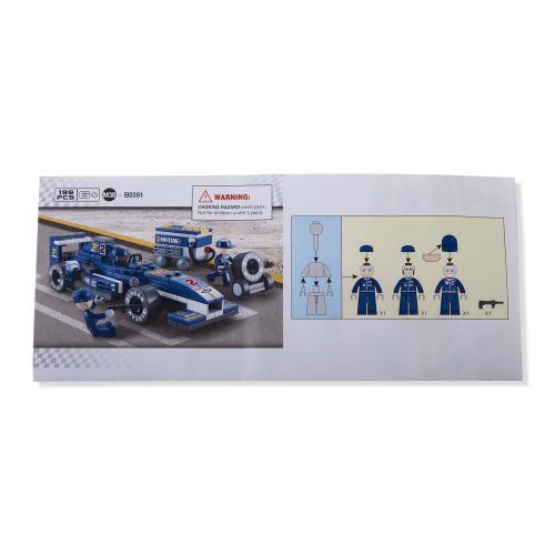 Конструктор Автогонки Гоночный автомобиль F1 Sluban M38-B0351 фото 3