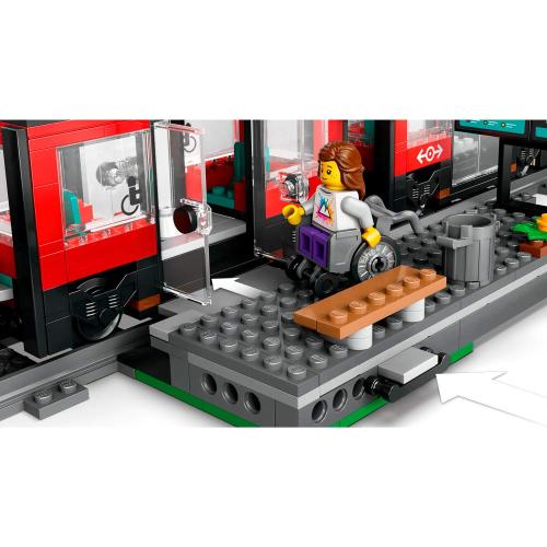 Конструктор Lego City 60423 Трамвай и трамвайная станция фото 4
