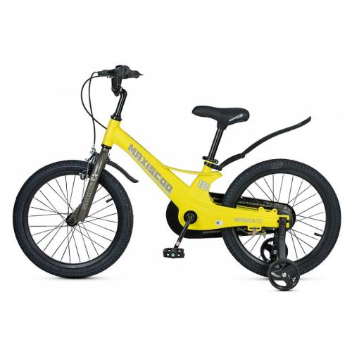 Велосипед детский Maxiscoo Space Стандарт 18 MSC-S1841 жёлтый матовый фото 3