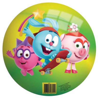 Мяч 13см KiddiePlay Смешарики 3201 2