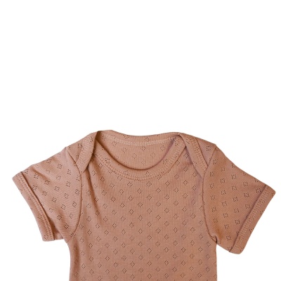 Боди-футболка Ажурная рибана Чуди Кидс 129124 капучино 02