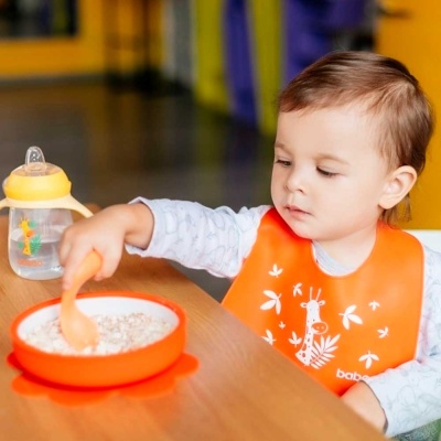 Тарелка силиконовая на присоске Baboo 9-023 4