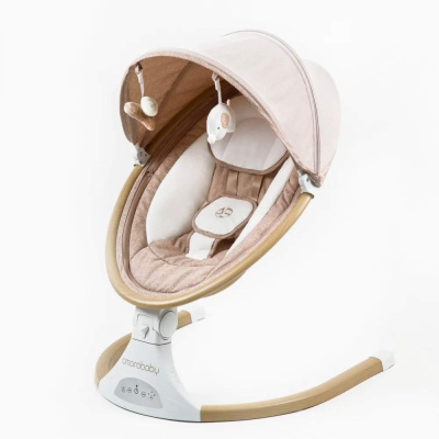 Электронные качели детские AMAROBABY ERGO SWING, бежевый
