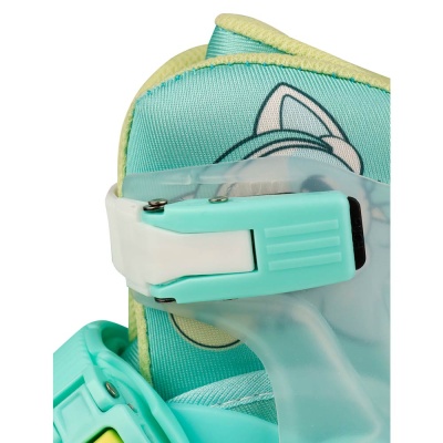 Ролики раздвижные размер S 29-33 Рыжий кот РЛК-2537 голубые 4