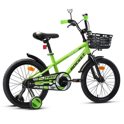 Велосипед двухколёсный 18 Rocket First 18.FIRST.GN.26 зелёный 03