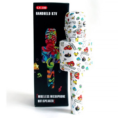 Микрофон беспроводной караоке LY100 4