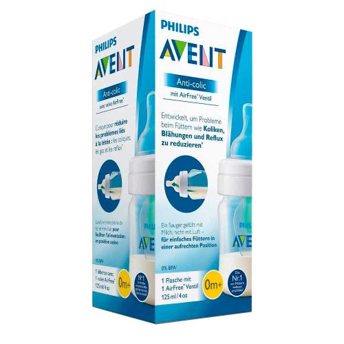 Бутылочка Anti-colic с клапаном AirFree 125 мл Philips Avent SCF810/14 фото 5