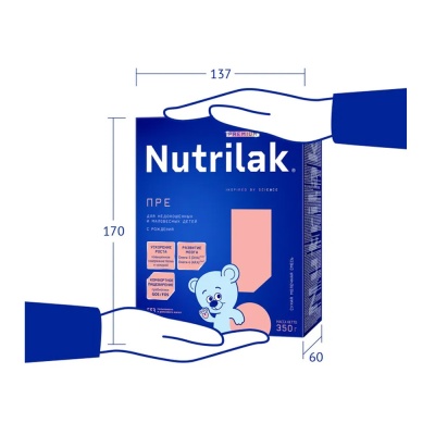 Детская молочная смесь для недоношенных и маловесных детей Nutrilak Пре 6492-2