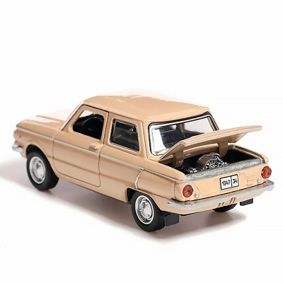 Машина металлическая инерционная Запорожец ЗАЗ 968а 12 см Технопарк ZAZ968A-12-BG 2