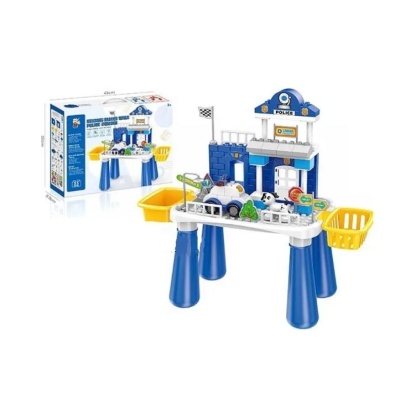 Набор игровой конструктор столик Полицейская станция 1toy 200870205