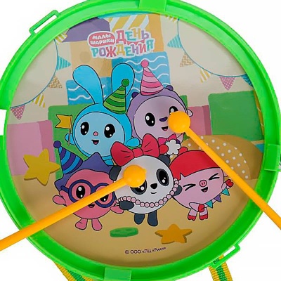 Барабан детский Малышарики Играем вместе B678375-R21 5