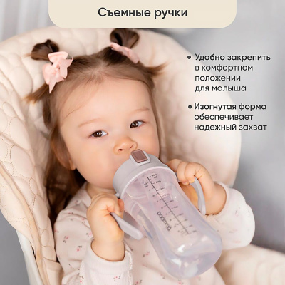 Поильник непроливайка с трубочкой Paomma 18 PDB115