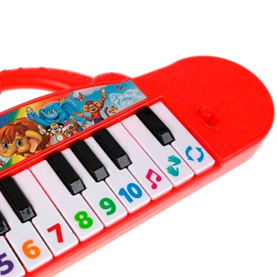 Музыкальное электропианино Веселые нотки Умка HT456-R