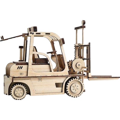 Деревянный 3D конструктор Lemmo ПК-1 Погрузчик 03